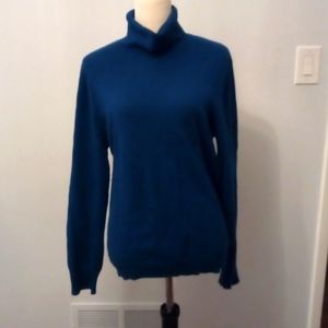Orivs lapis blue cashmere sweater sz XL